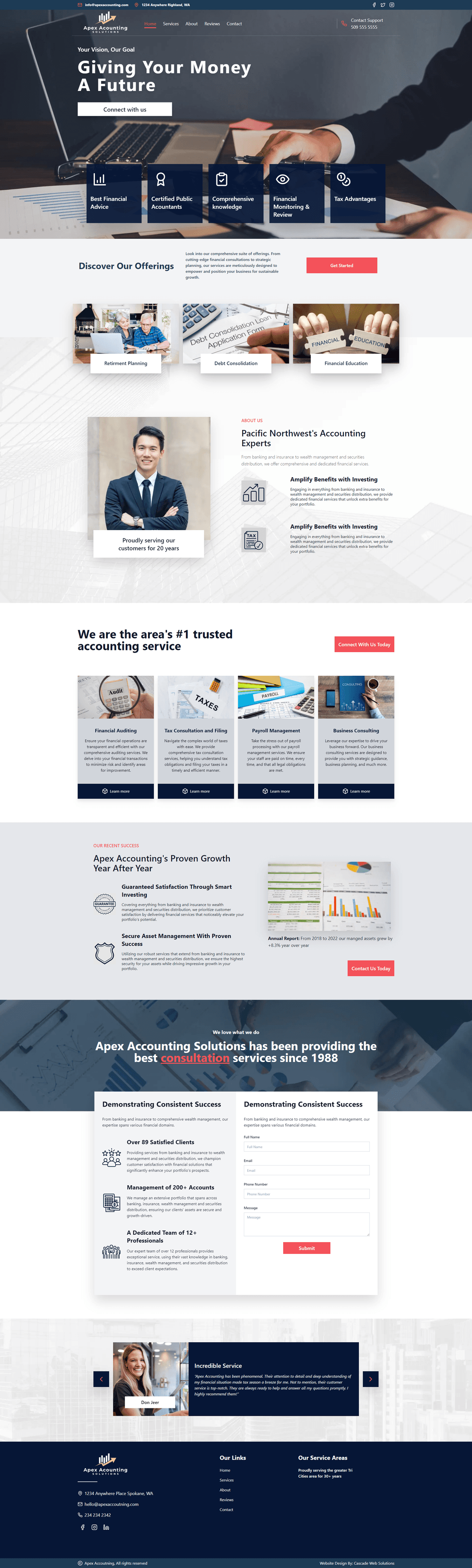 Website mockup image rounded-lg